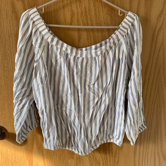 2/$40 Dynamite // Striped Off Shoulder Blouse - Picture 5 of 6